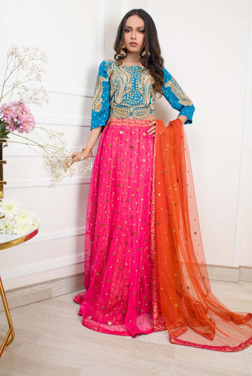 RANG RAS LEHENGA CHOLI